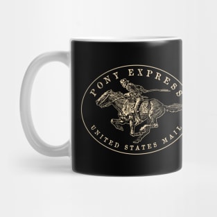 Vintage USPS Pony Express 3 by Buck Tee Mug